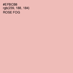 #EFBCB8 - Rose Fog Color Image